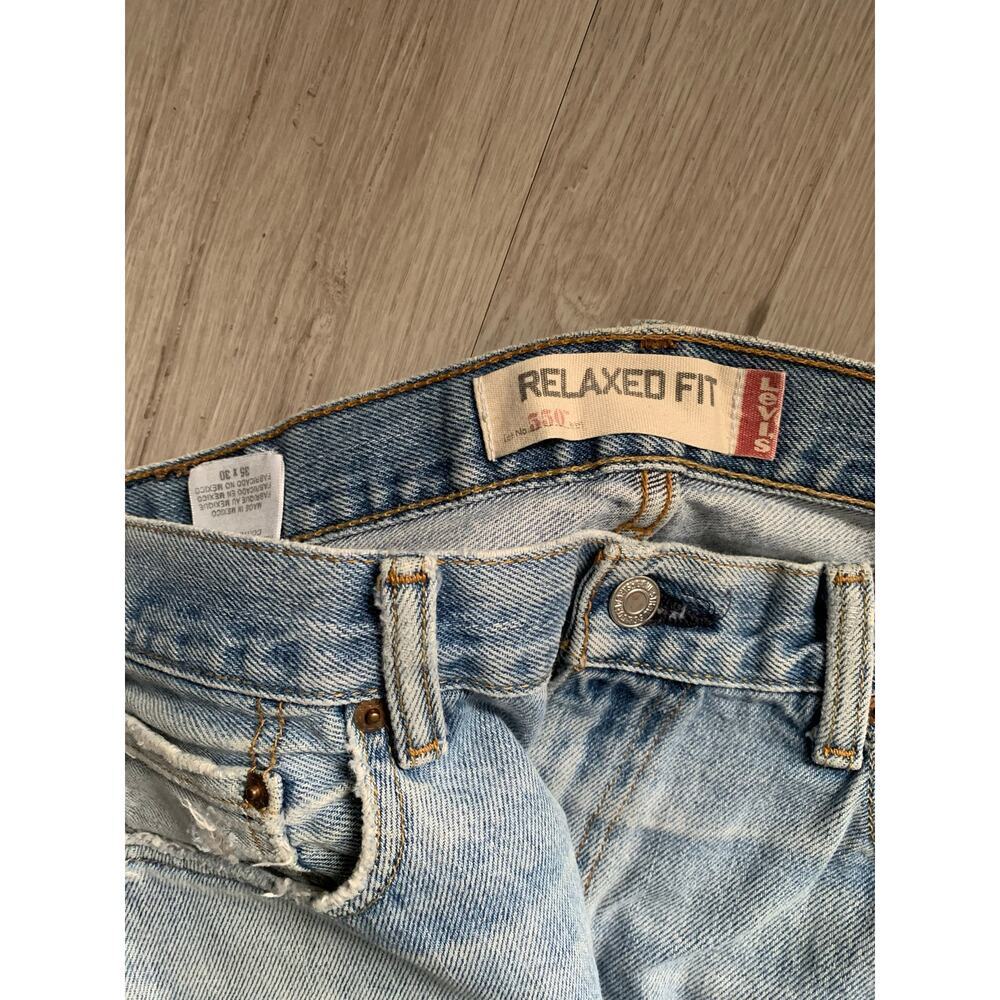Vintage Levi's 550 Relaxed Fit Denim Size 35x30 - Picture 3 of 4